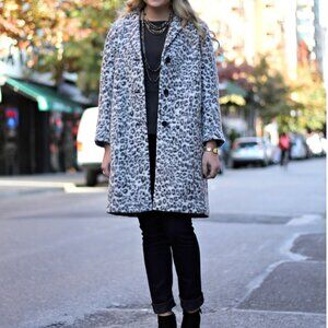 Leopard Print Women's Coat
